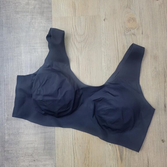 XXL Knix seamless pullover sports bra - black with removable pads fits 36c & 36b - Picture 1 of 5